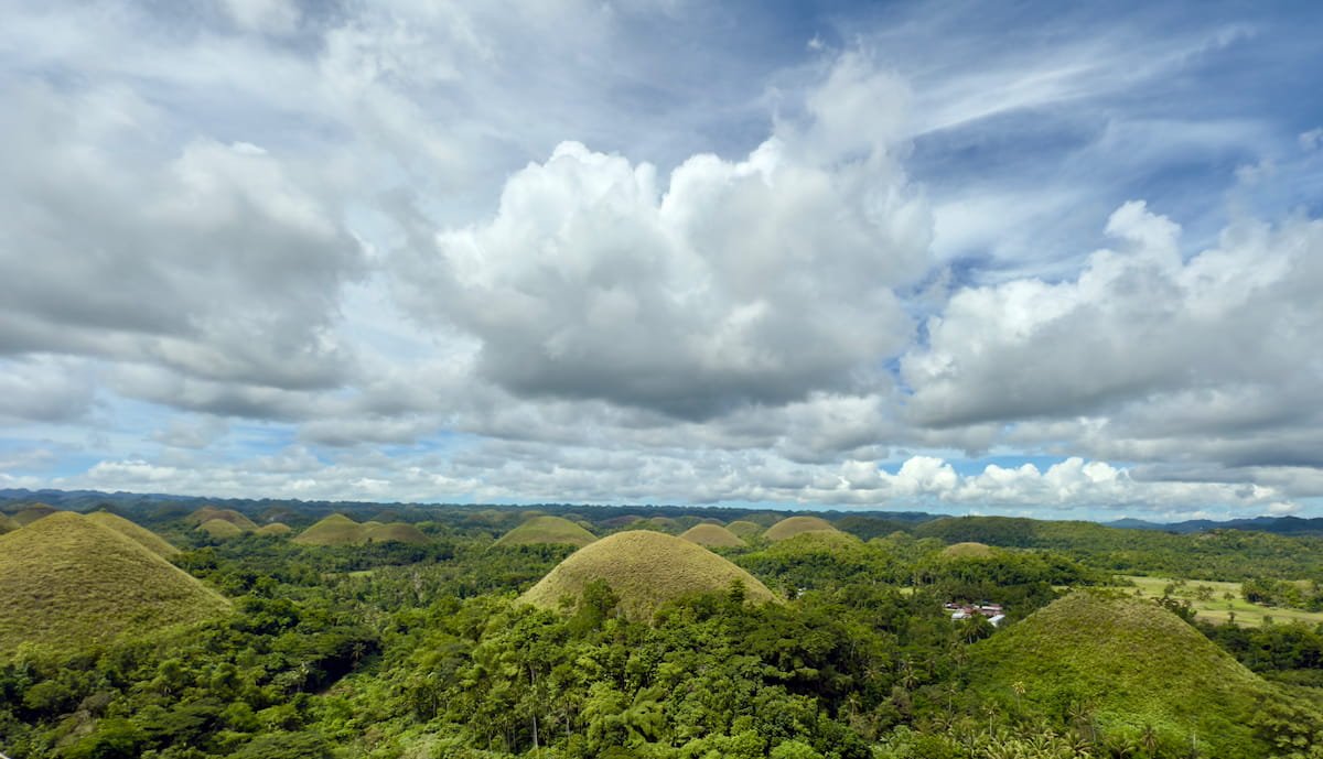 Chocolate Hills en Bohol, Filipinas