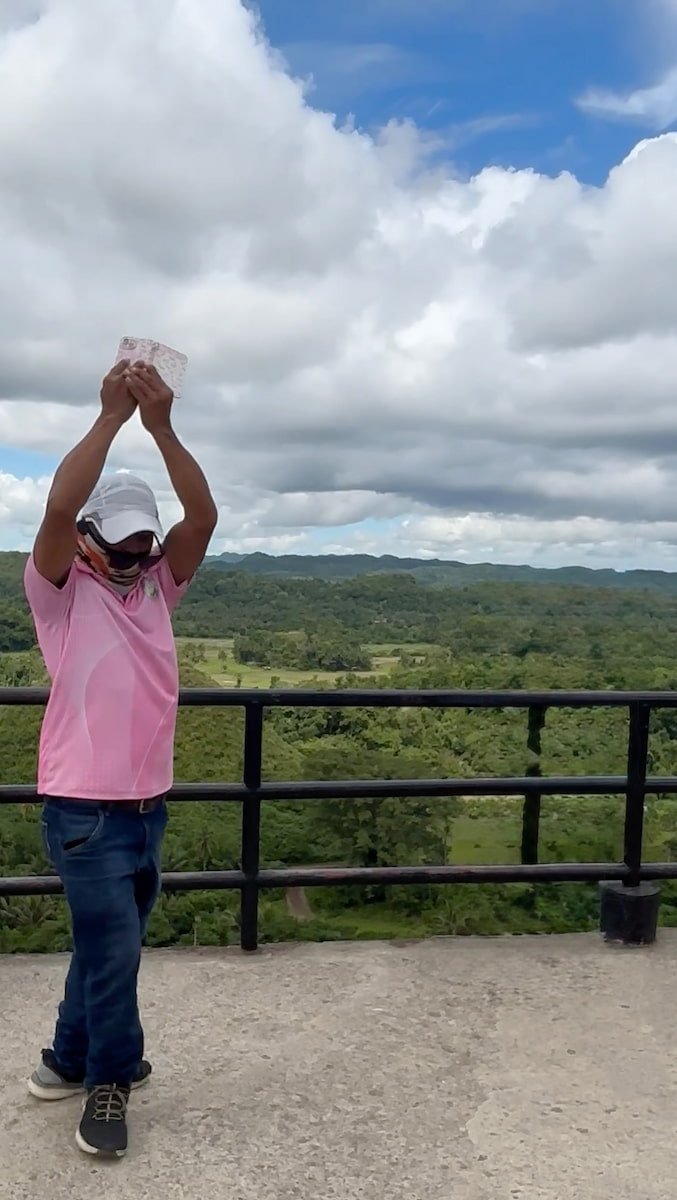 Dron humano en Bohol Dron humano en Bohol