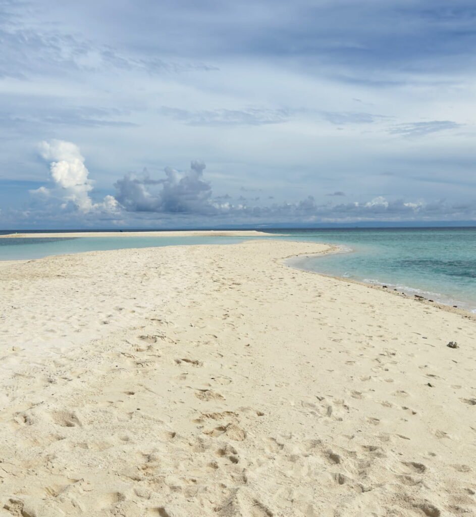 Lengua de arena en White Island