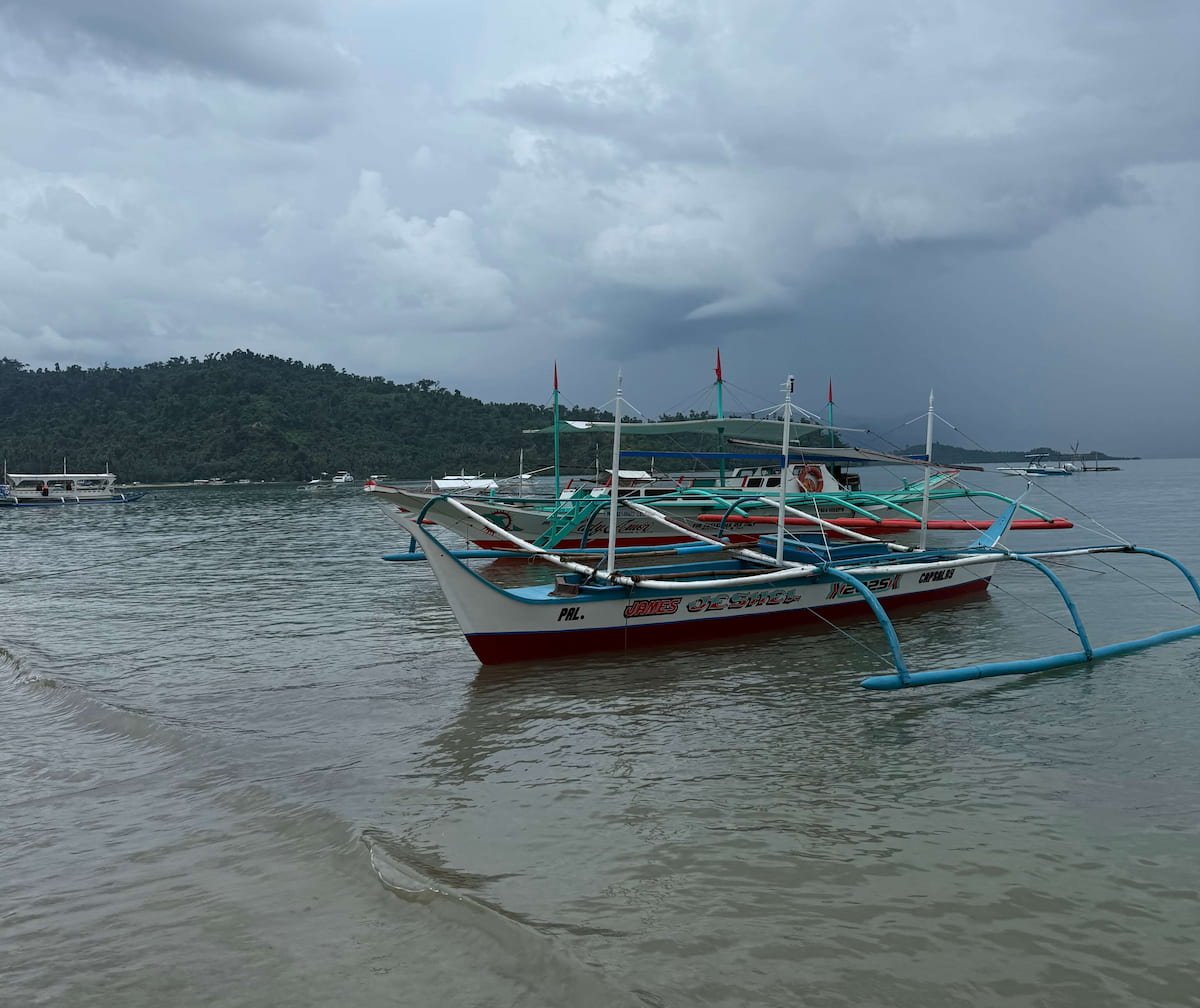 Playa de Port Barton en Filipinas