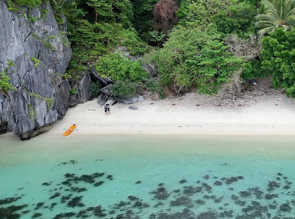 Playa paradisíaca en El Nido
