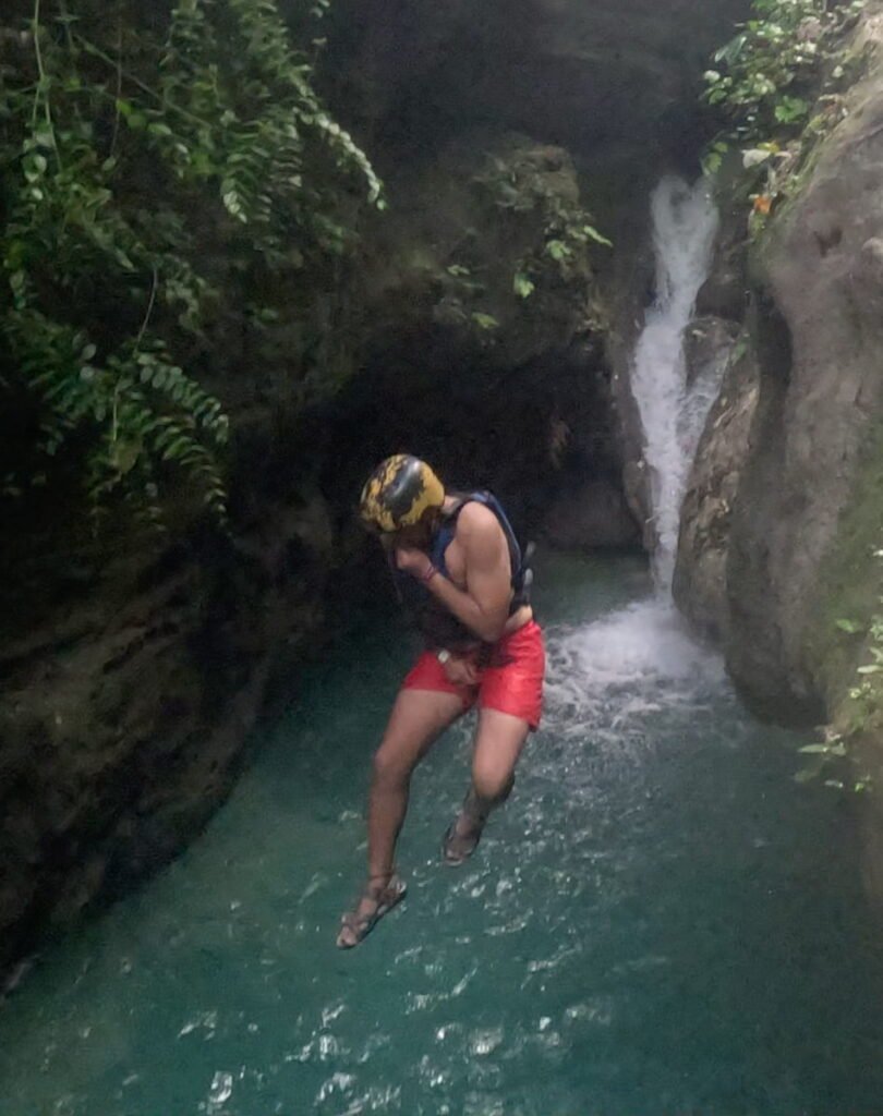 Probando el canyoneering en Cebú