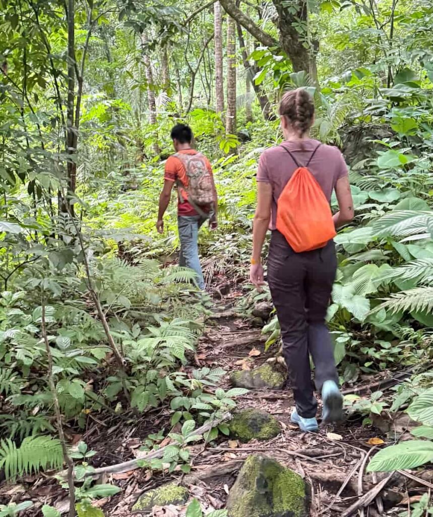 Terreno complicado en el Hibok Hibok