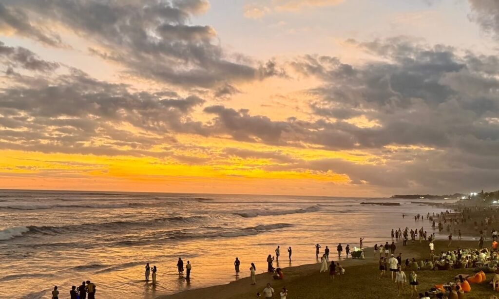 Un bonito atardecer en Batu Bolong, Canggu