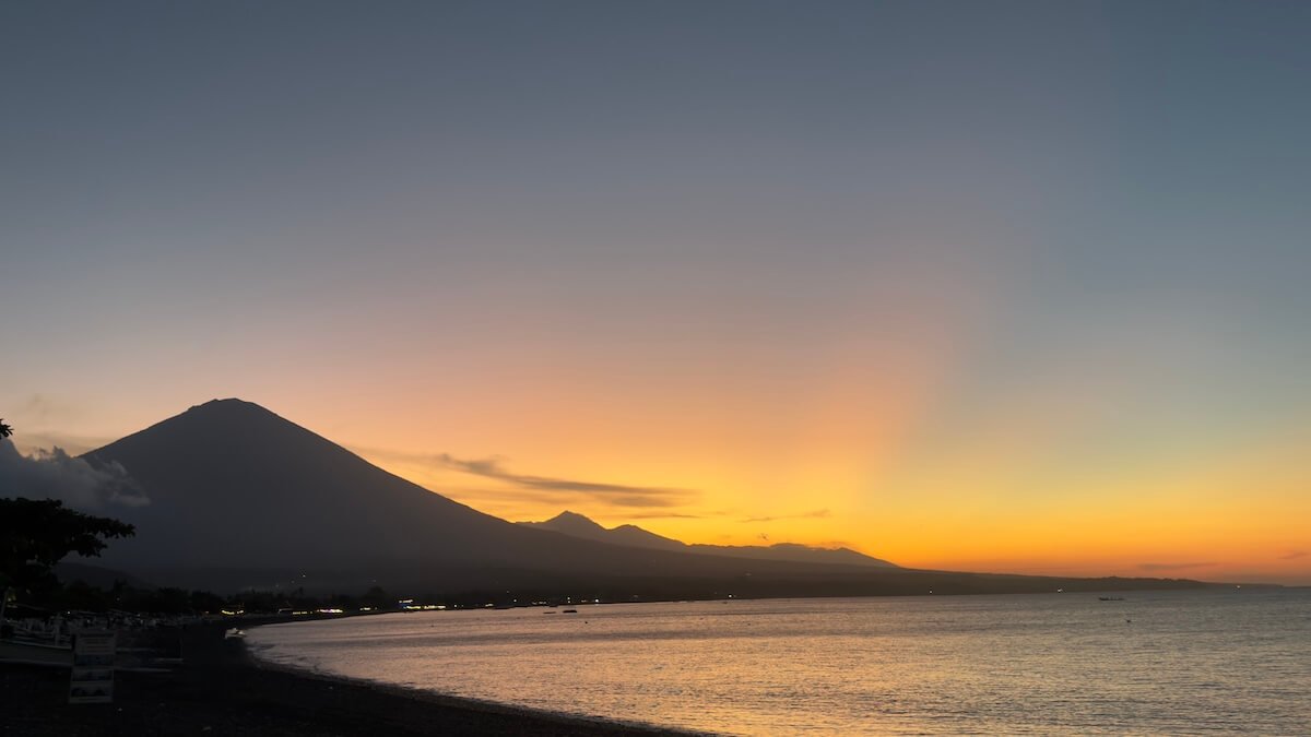 Atardecer increíble en Bali