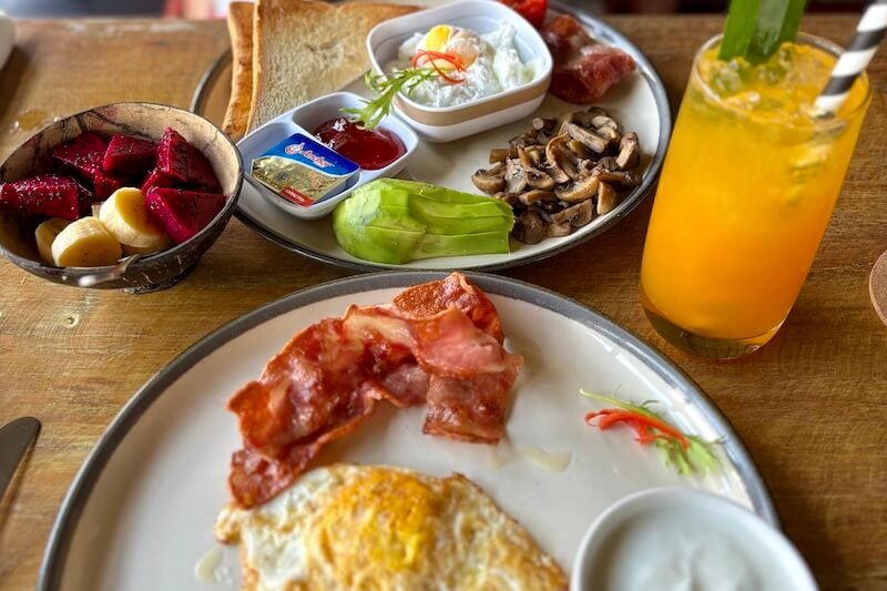 Buenos desayunos en Canggu