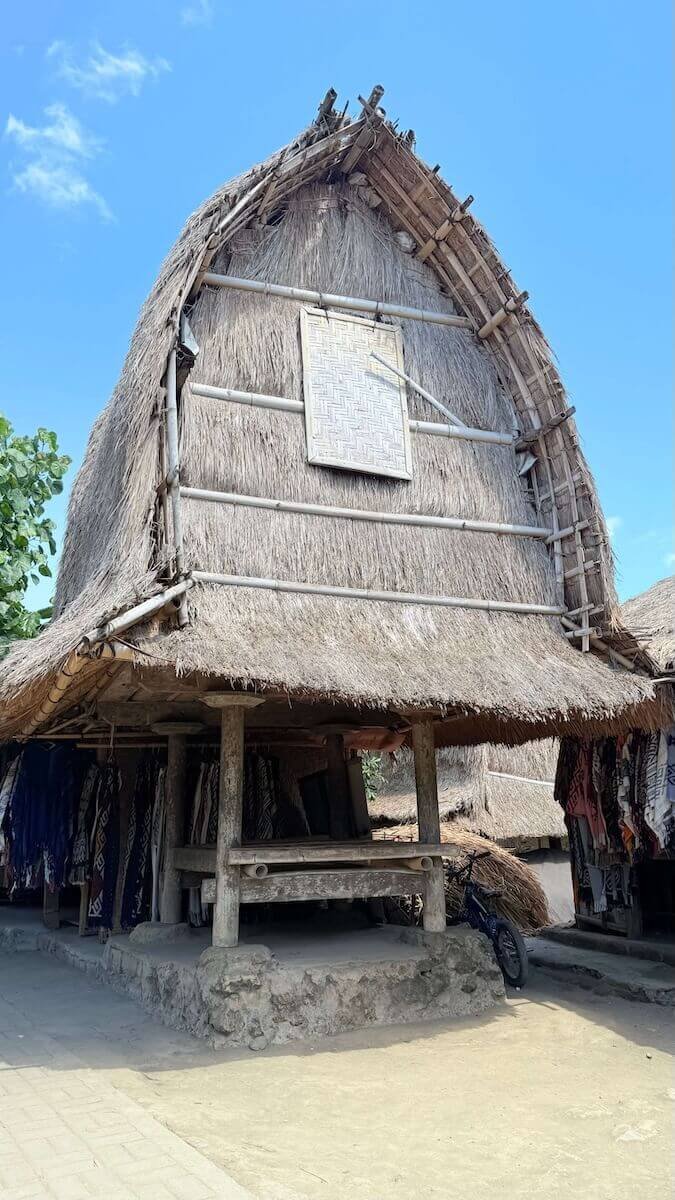 Casa tradicional en Lombok