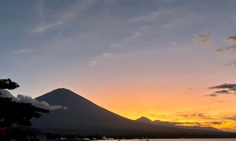 Monte Agung en Bali