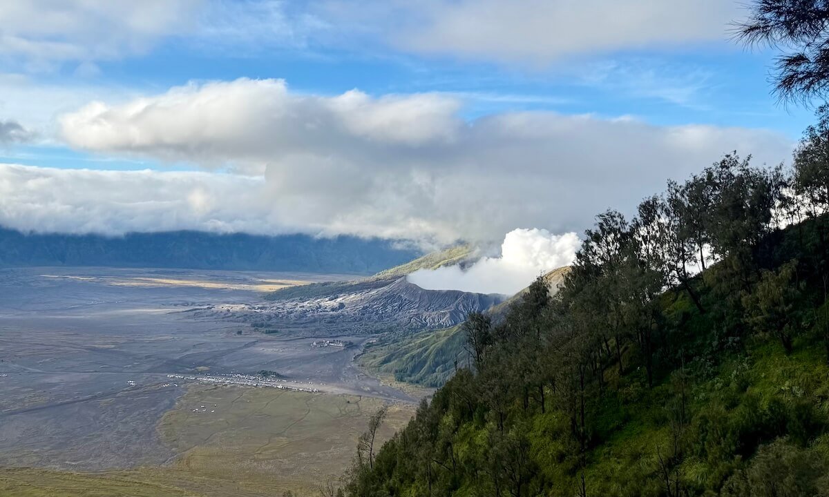 Primera vista del Bromo
