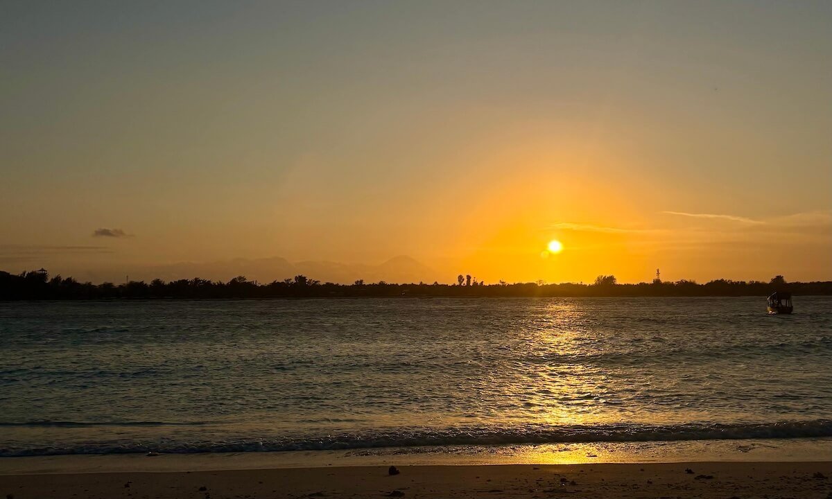Atardecer en Gili Meno