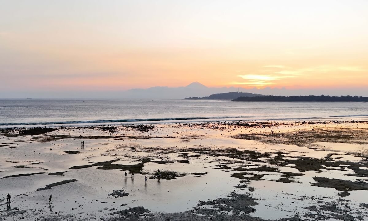 Atardecer en las Gilis