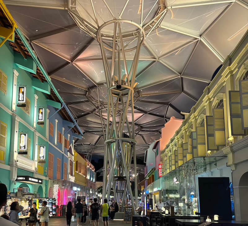 Las casas pintorescas de Boat Quay