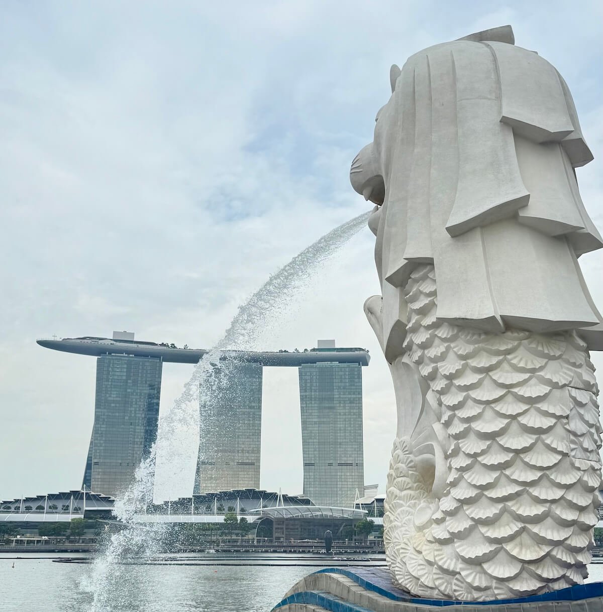 El Merlion, simbolo de la ciudad