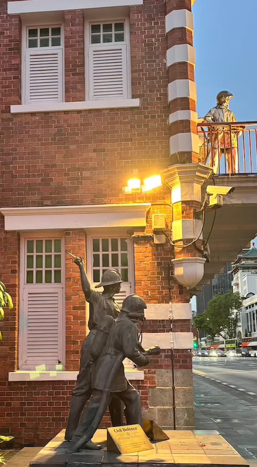 La estación de bomberos de Singapur es todo un homenaje