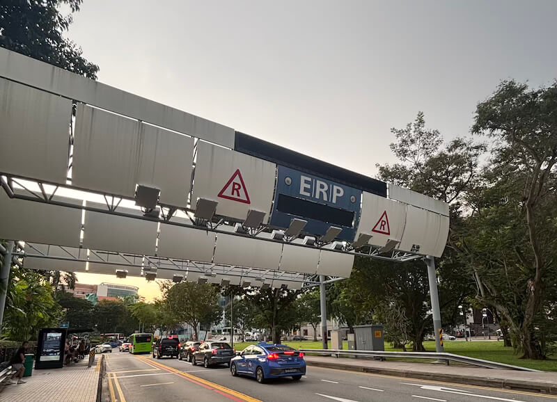 Estructuras del circuito de Formula 1 de Singapur