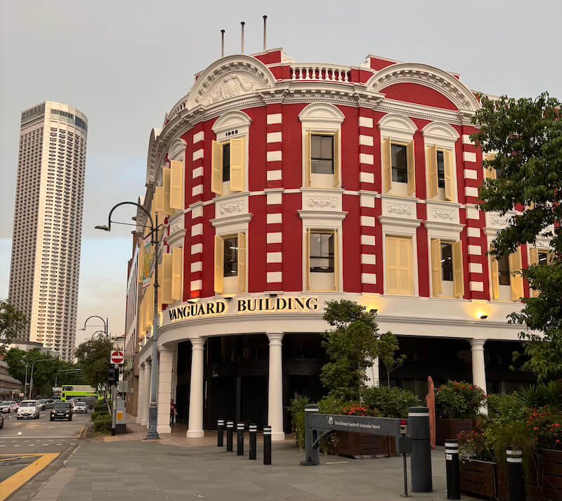 El barrio armenio en Singapur tiene edificios como estos