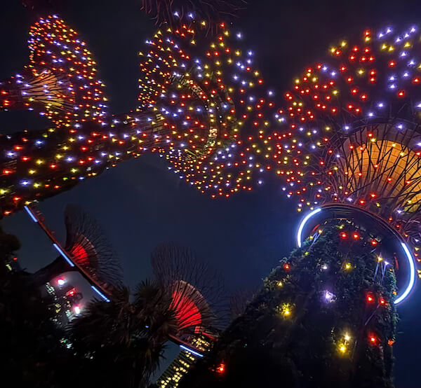 El Garden Rhapsody en el Supertree Grove