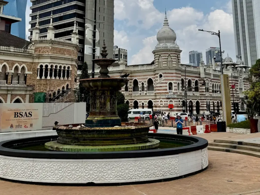 Una de las plazas más importantes de Malasia, Dataran Merdeka