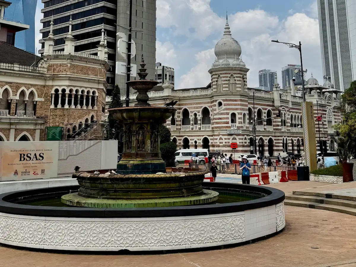 Una de las plazas más importantes de Malasia, Dataran Merdeka