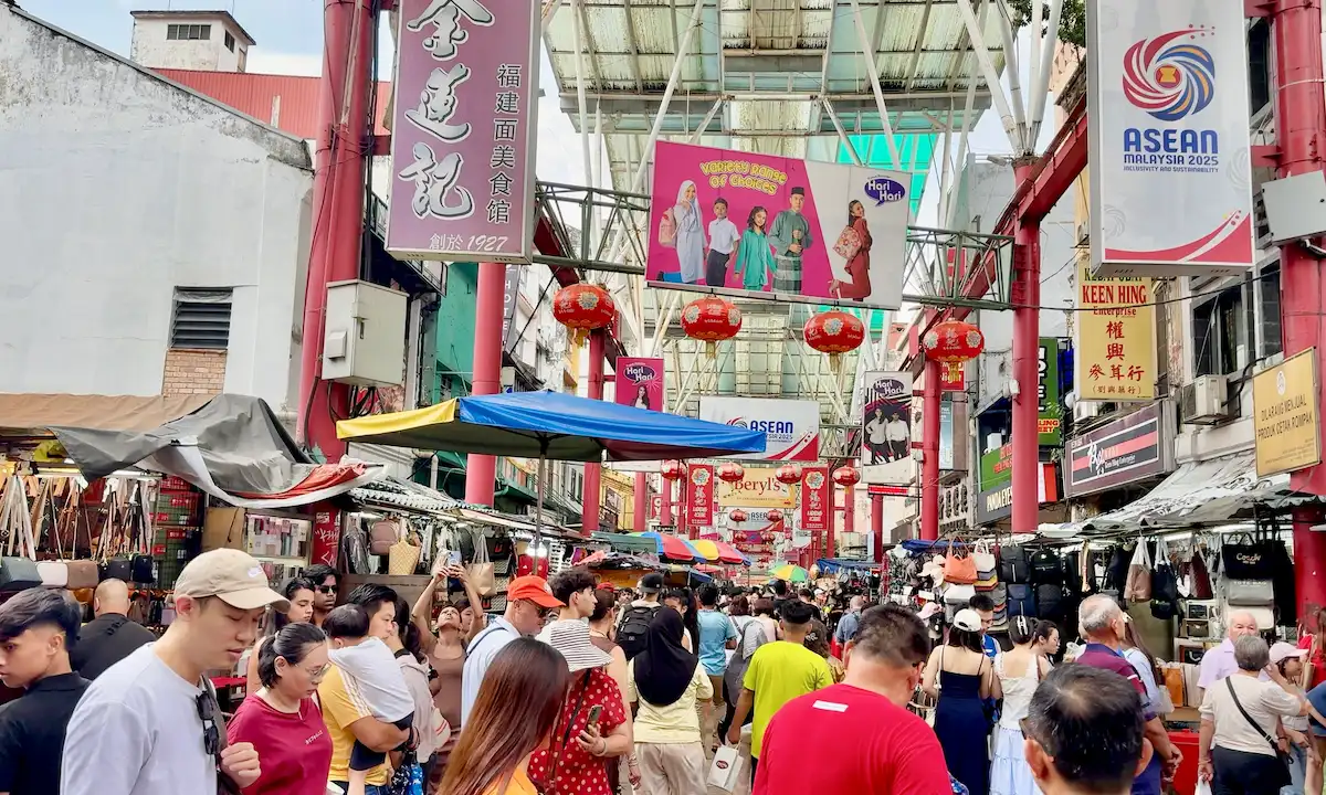 El caos en Kuala Lumpur: Petaling Street