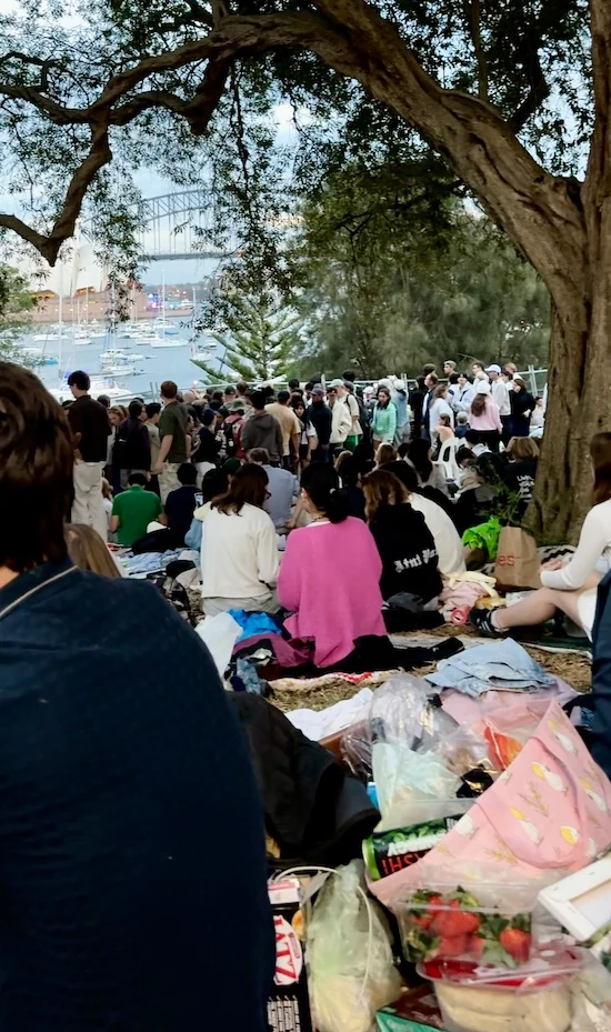 Concomida y conversaciones