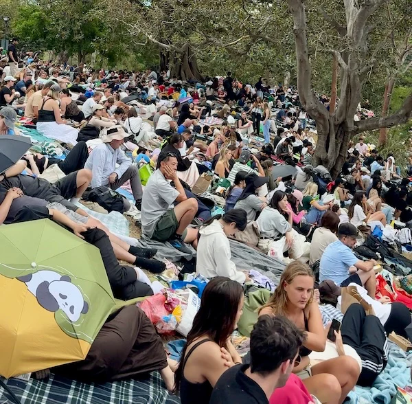 Y nunca vimos tanta gente