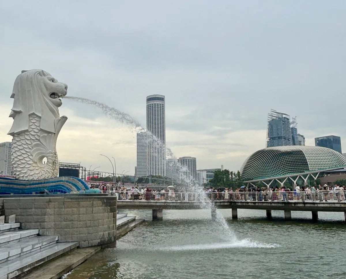 Merlion, uno de los iconos que ver en Singapur