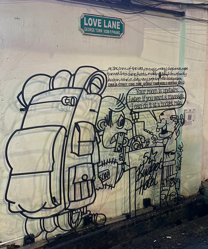 Murales especiales sobre viajar de mochilero