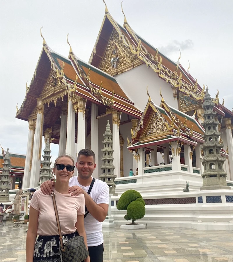 Wat Suthat es un templo que no tiene nada que ver con los anteriores