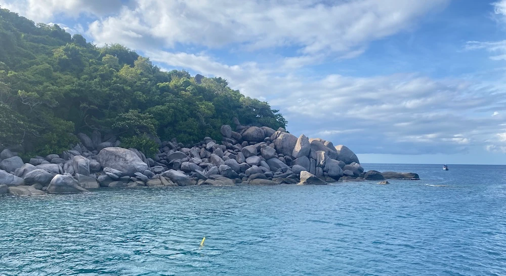 La costa de Koh Tao