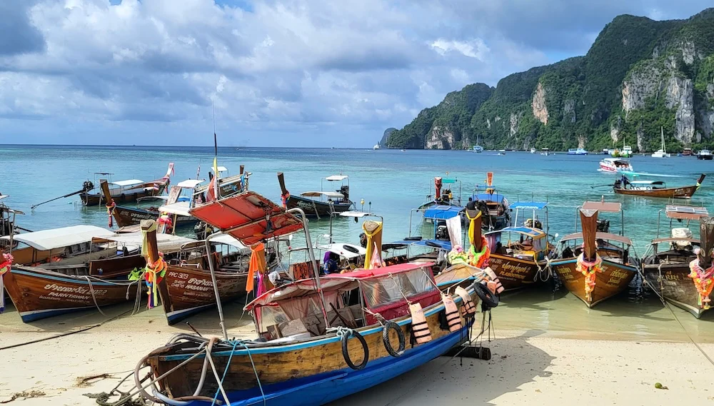 Los barcos típicos de Tailandia
