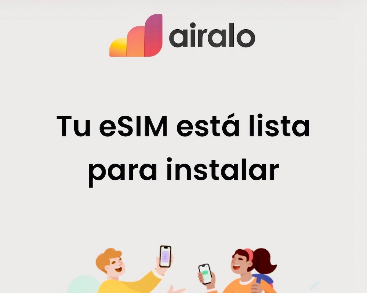 Compra de esim para viajar de Airalo